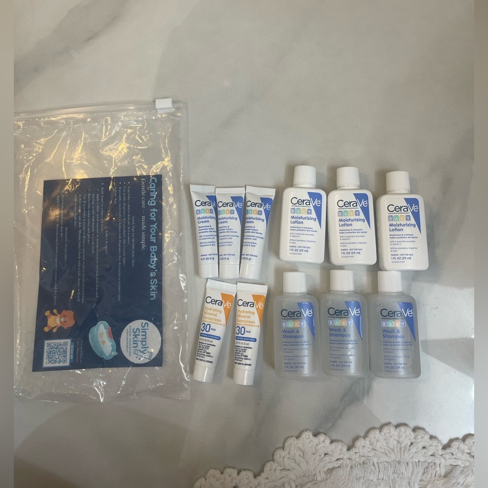 rave Kids Suncare Collection - White and Blue
